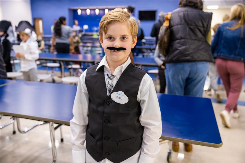 Mill Creek Elementary students create a wax museum